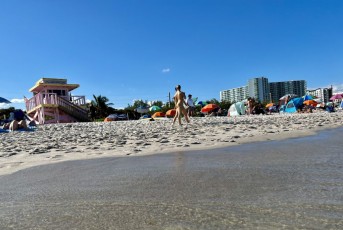 La plage naturiste de Haulover Beach, près de Miami en Floride