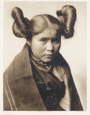 'Chaíwa-Tewa.' portrait d'une jeune Hopi