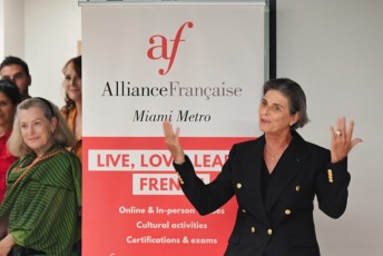 Patricia Bona, présidente de l’Alliance Française de Miami.