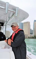 Fondateur de Bahama Boat Works, Capitaine de bateaux, pilote d'avion et légende floridienne Scott Henley, concepteur Bahama 41