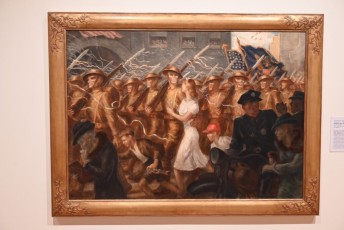 Parade to War (1938) de John Stuart Curry au Cummer Museum of Art de Jacksonville