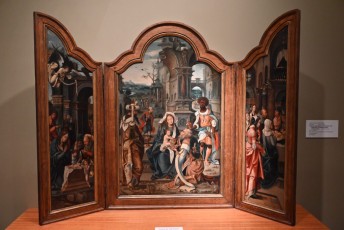 Tryptique d'autel flamand de Pieter Coecke Van Aelst au Cummer Museum of Art de Jacksonville