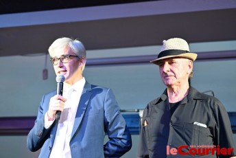 Le consul général Raphaël Trapp avec Serge J. Massat (président FACC)