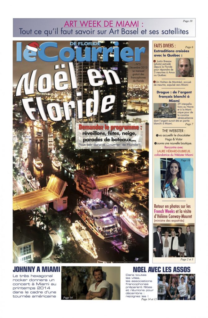 Le Courrier de Floride de décembre 2013