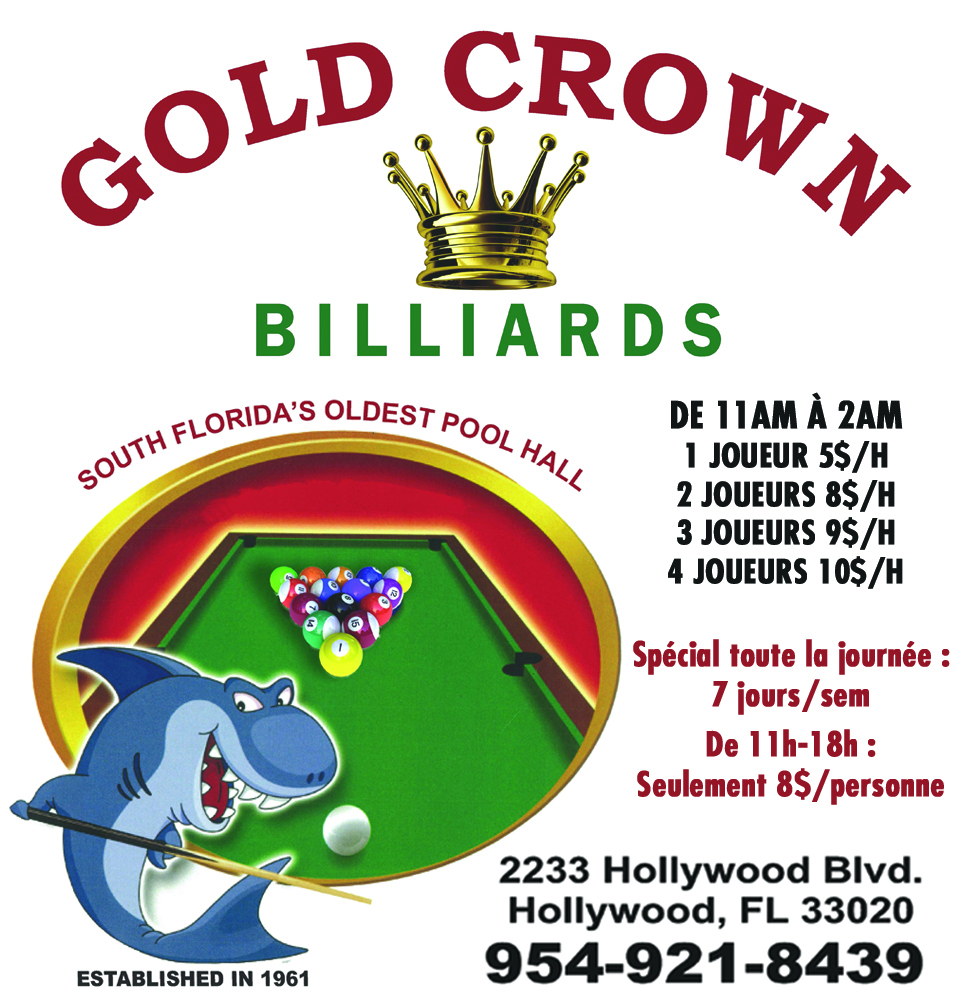 salle de billard en Floride