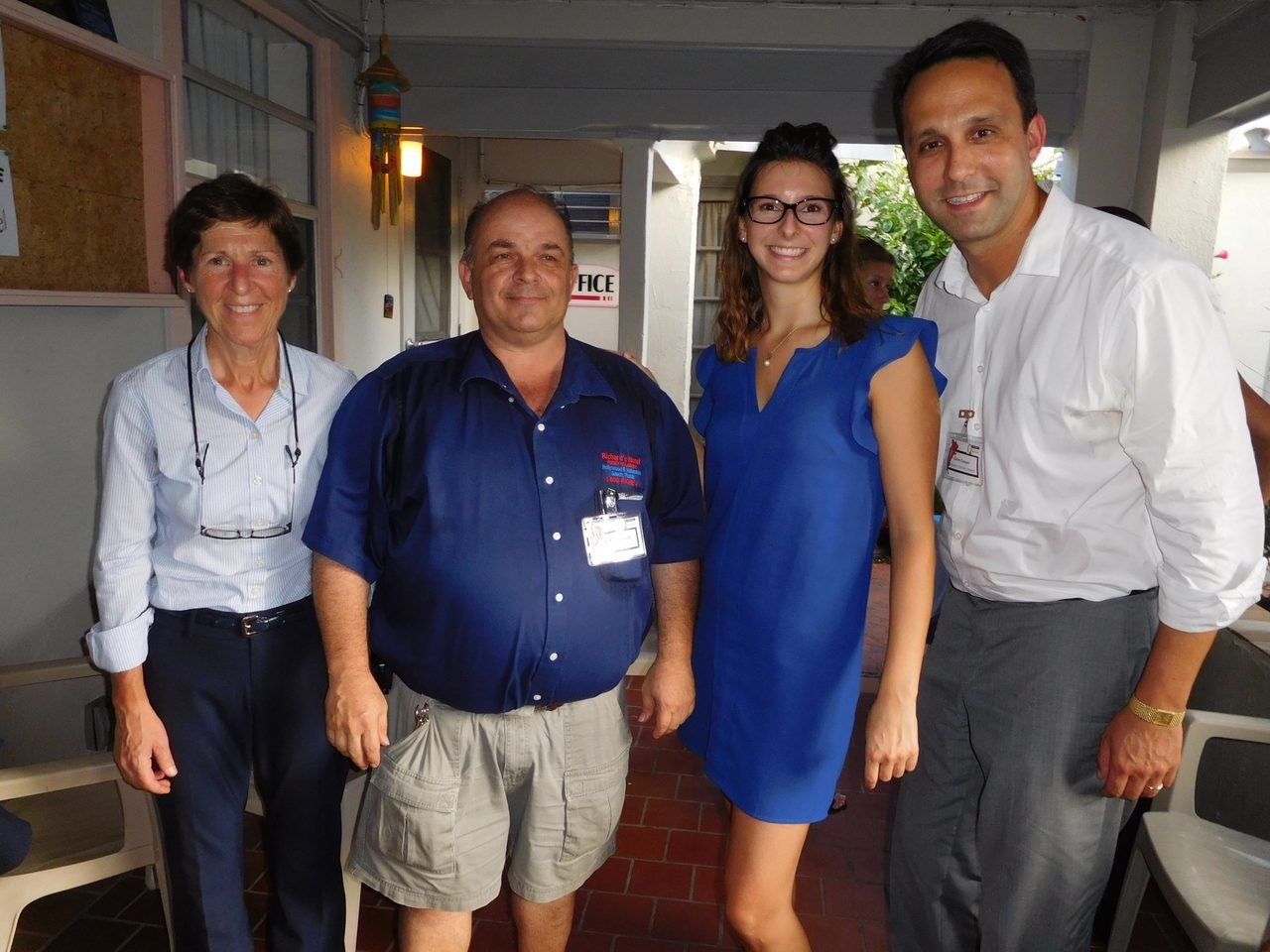 Louise Léger, Richard Clavet, Justine Croteau (directrice de la CCQF) et Glenn Cooper (co-directeur de la CCQF).