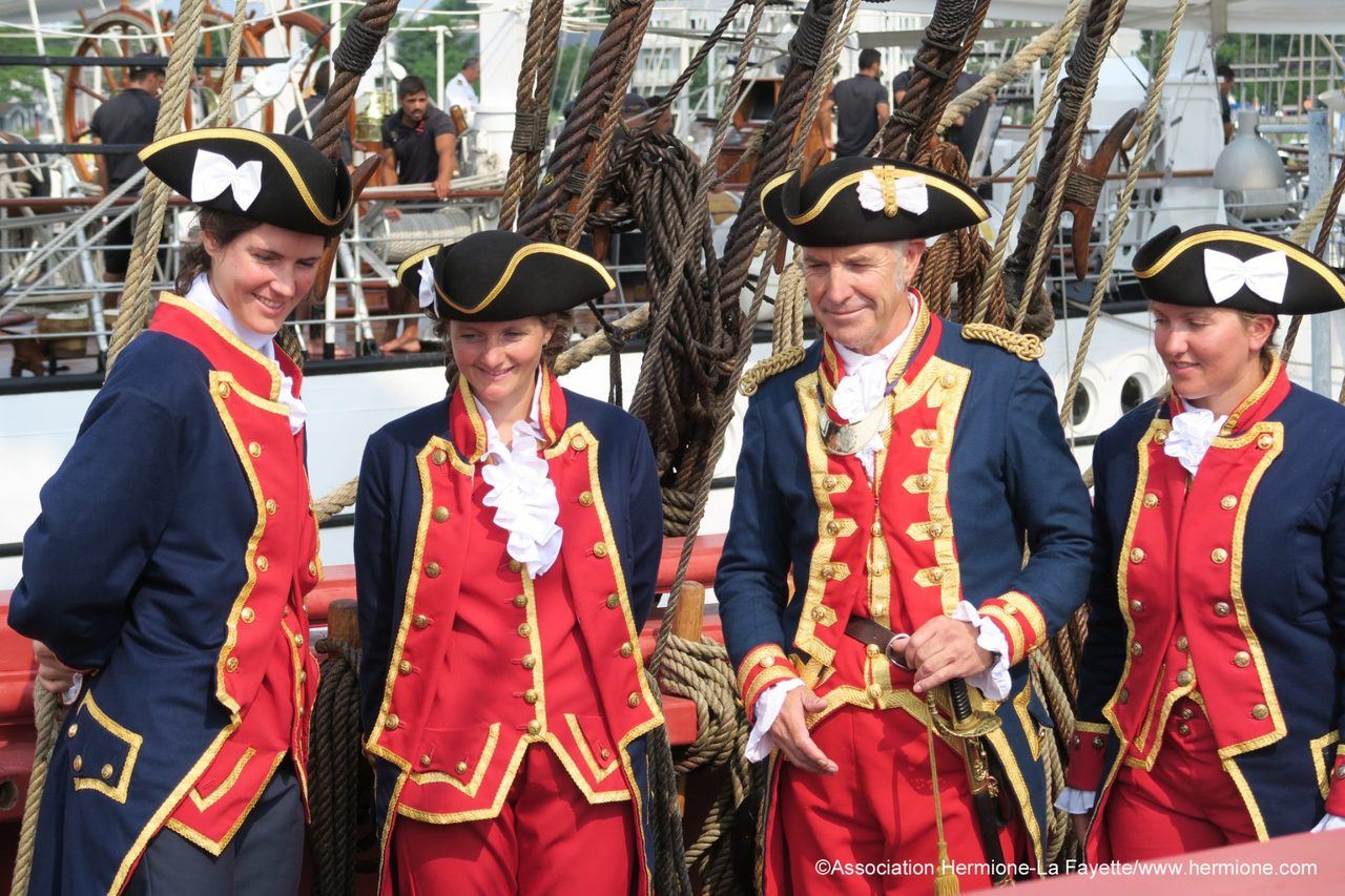 L'Hermione en route pour Boston