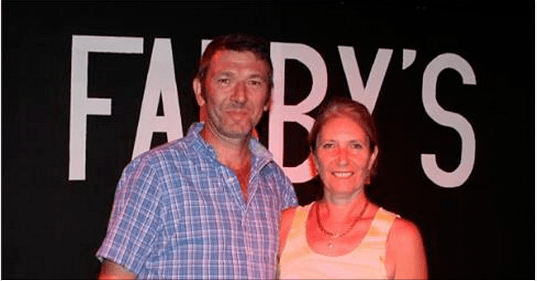 Fabienne et Vincent de Fabby's Restaurant à Hollywood (Floride)