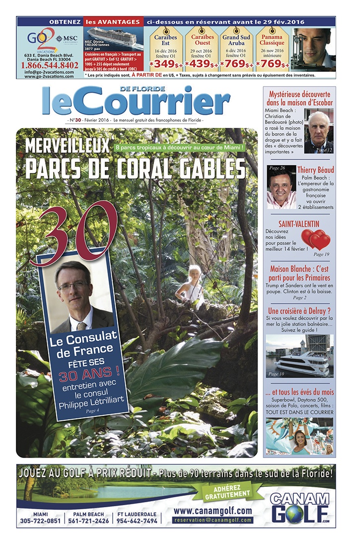 Couverture de Floride - Février 2016