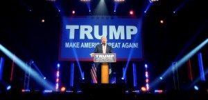 Donald Trump en metting