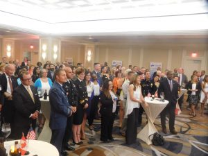 L'assistance durant le discours du Gouverneur Général du Canada