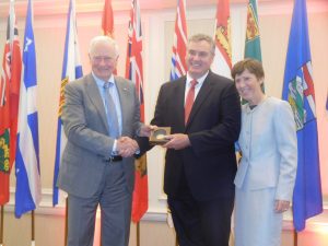 David Johnston, Andrew McIntosh, Louise Léger