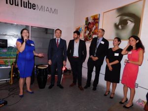 Michèle Fontanière (MF Pop Up Gallery) Soirée Made in France Exhibit 2016