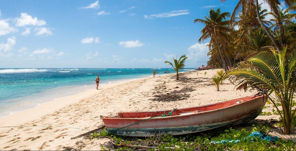 Plage à La Désirade