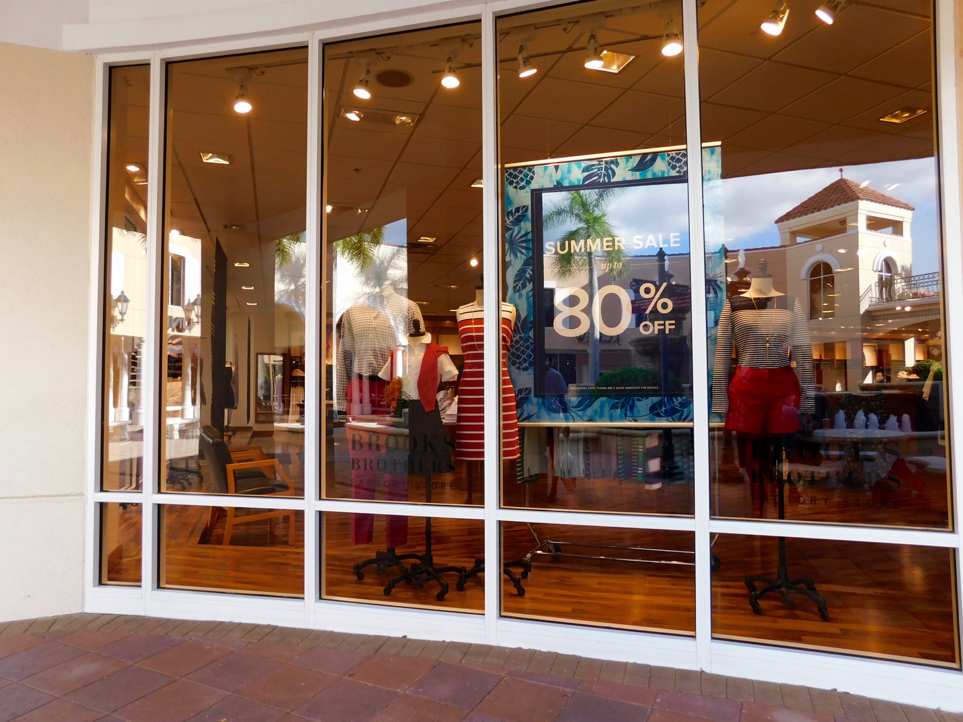 Le centre commercial à "prix cassés" Miromar Outlet, entre Naples et Fort Myers.