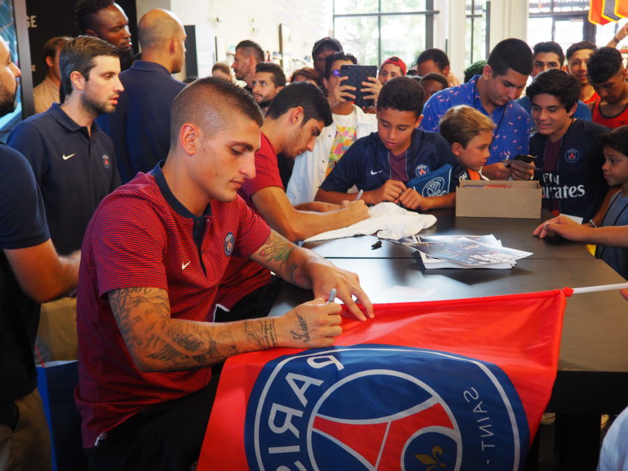 PSG Séance dédicace Miami