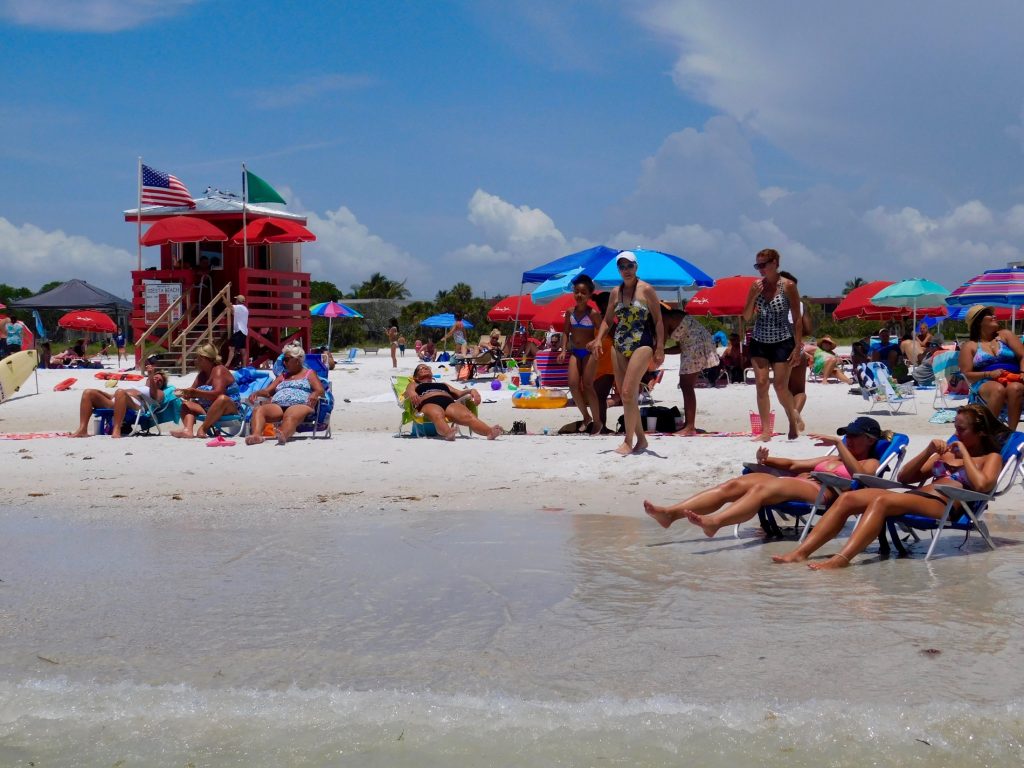 La plage de Siesta Key Beach à Sarasota en Floride.