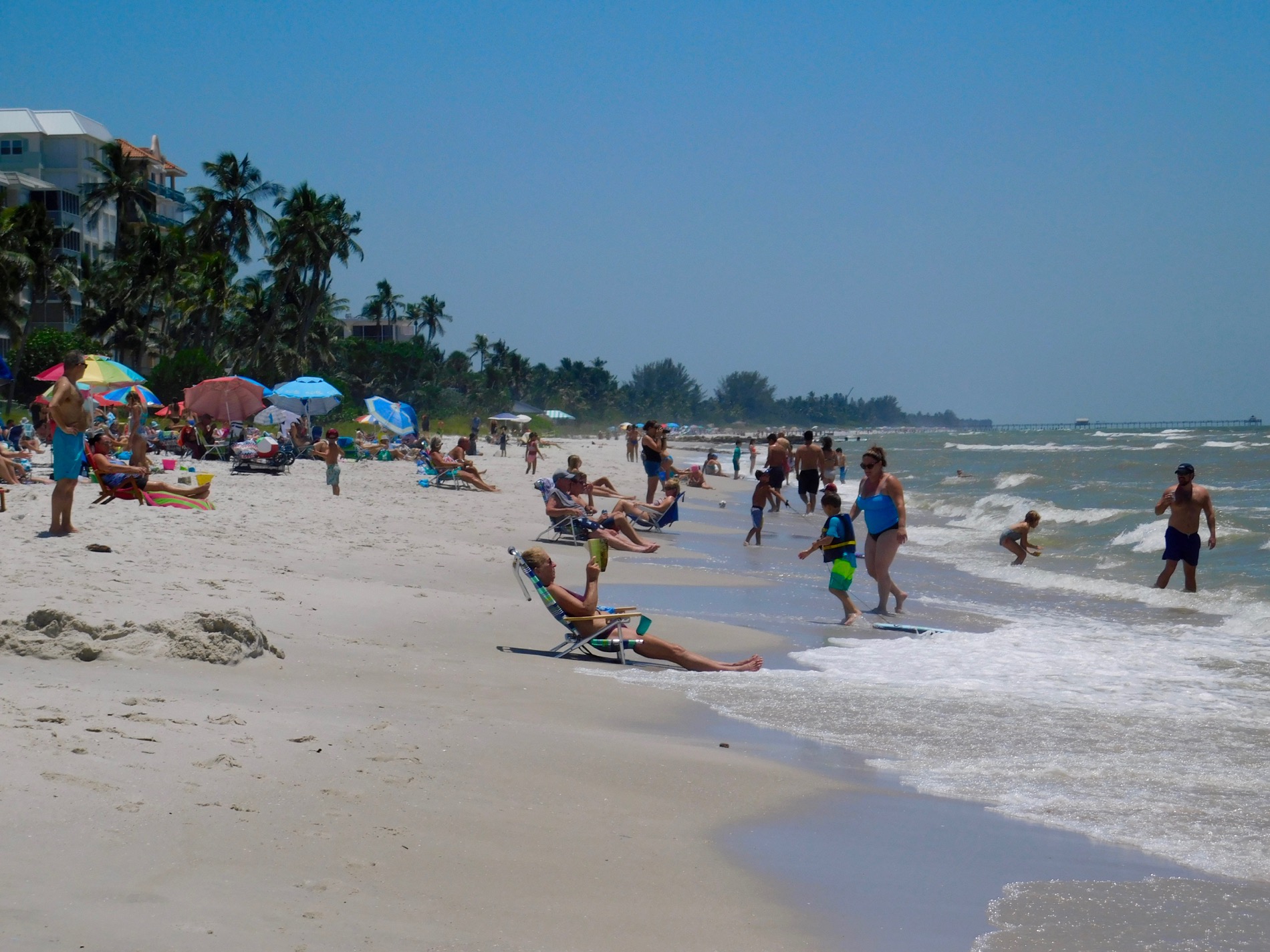 Plage De Lowdermilk Beach Park Naples Floride 8164 Le Courrier Des Ameriques