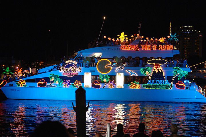 Seminole Hard Rock Winterfest Boat Parade 