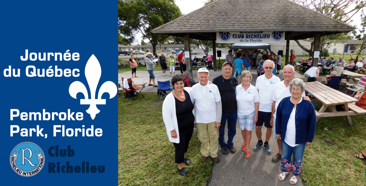 Journée du Québec du Club Richelieu à Pembroke Park en Floride
