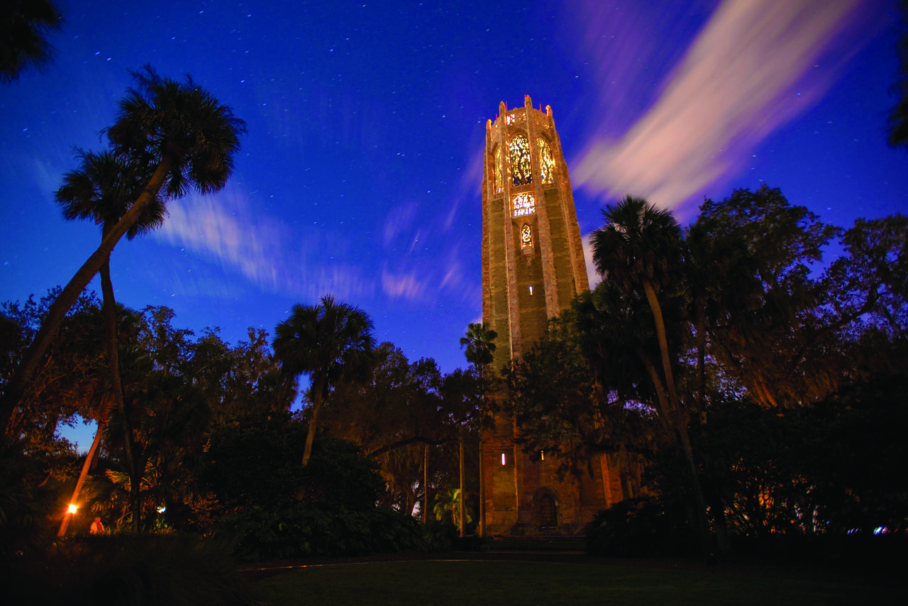 La Bok Tower et ses jardins, à Lake Wales (au sud d'Orlando)