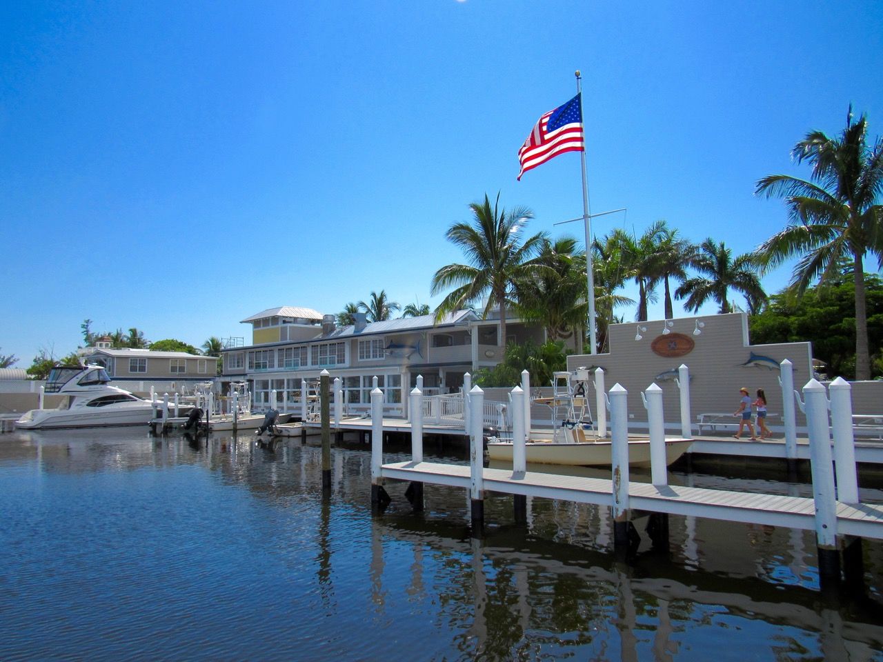 Marina de Boca Grande, sur Gasparilla Island, sur la côte ouest de la Floride