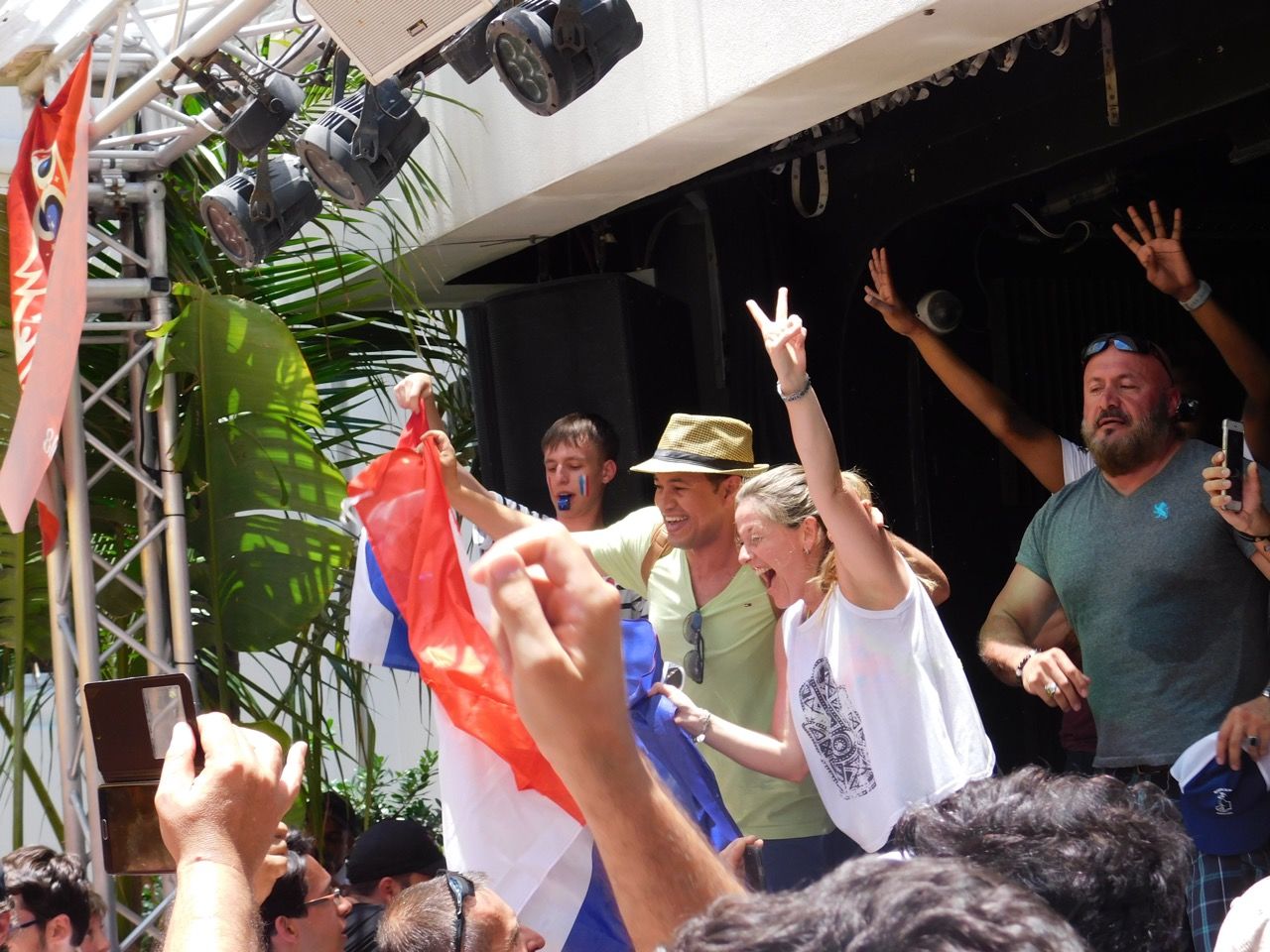 La finale de la Coupe du monde de football vue de Miami Beach