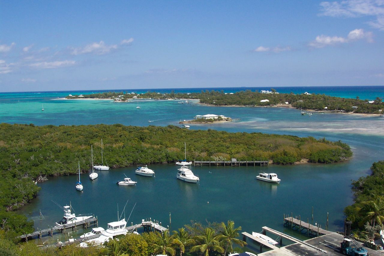 Bahamas Abacos Elbow Cay - vue du phare