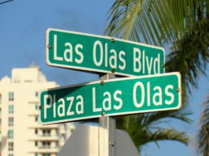 Le quartier central de Las Olas à Fort Lauderdale