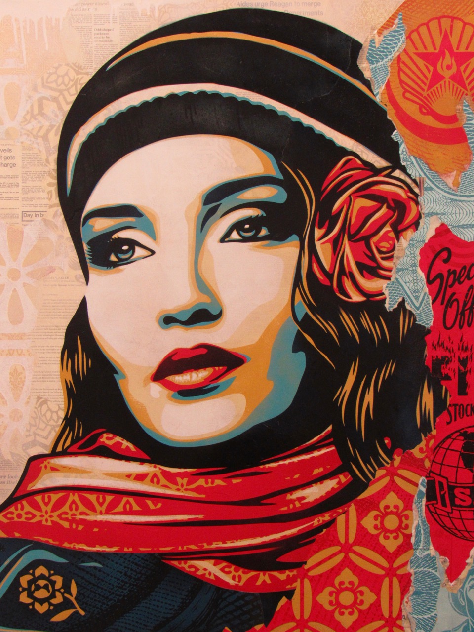 Shepard Fairey : "Obey, Fire, Sale" (2018) durant Art Basel Miami Beach