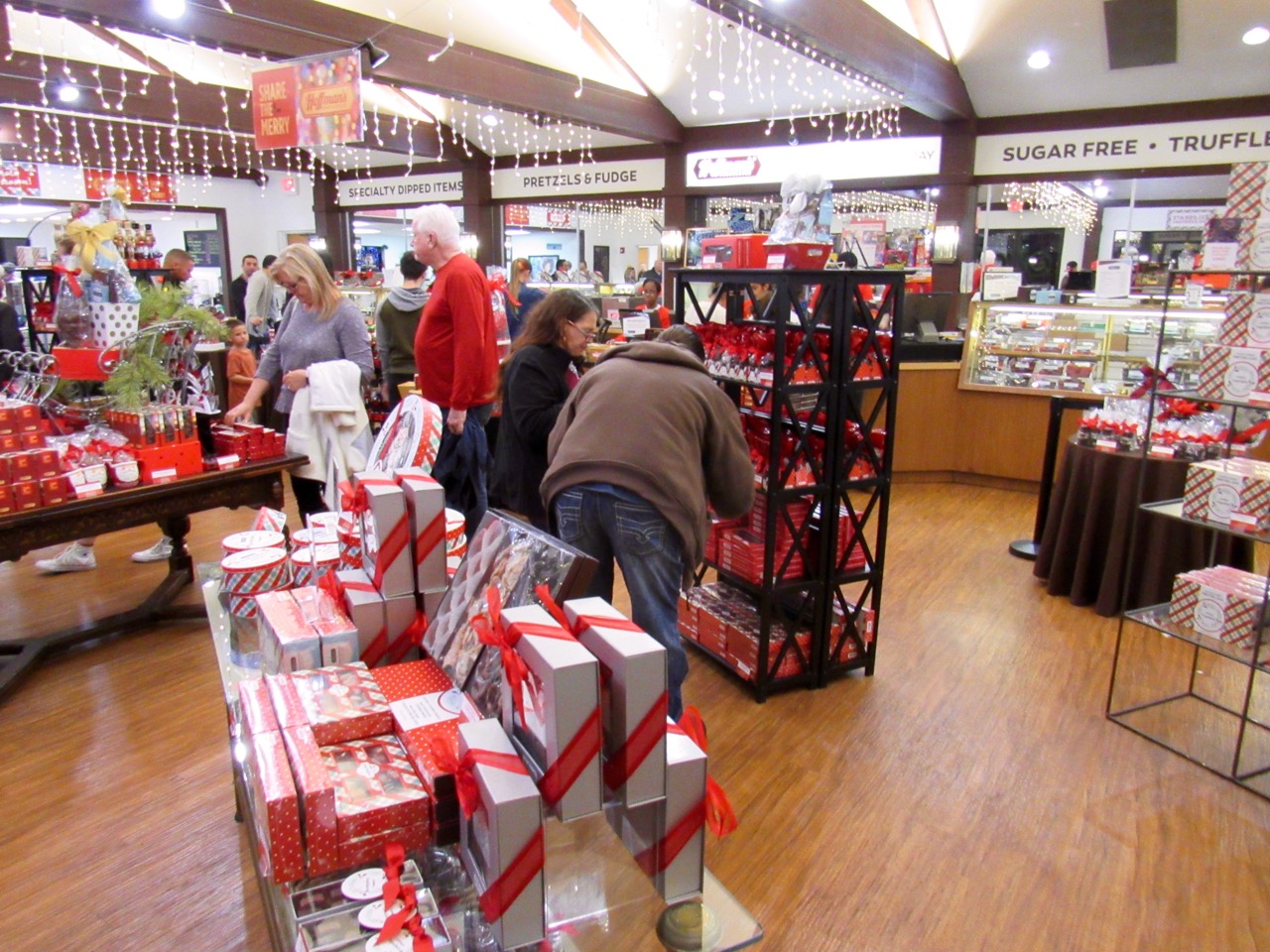 Les décorations de Noël à la Hoffman's Chocolates Factory de Lake Worth