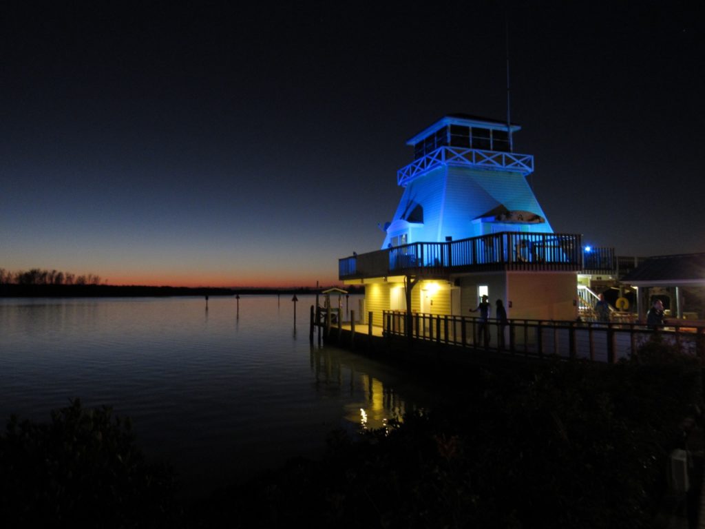 Le phare de la Stump Pass marina à Englewood en Floride