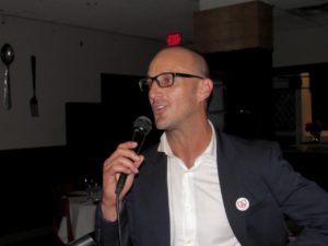 David Ruiz à la soirée des Alsaciens de Miami au Bistro 1902 de Hollywood en Floride