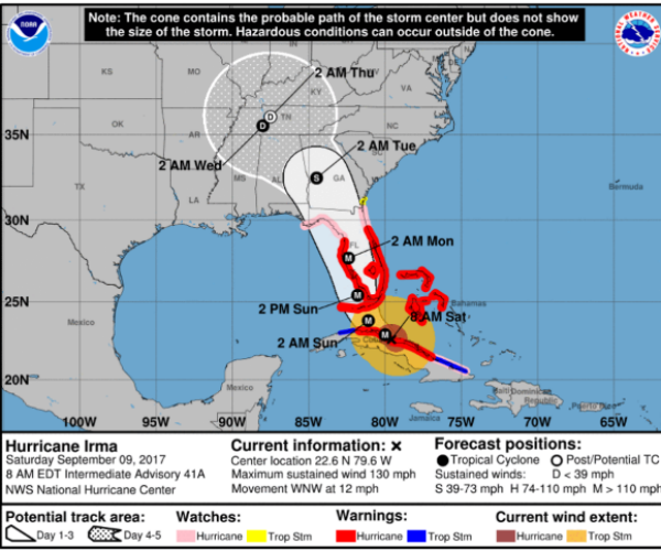 Comment Lire Les Différentes Cartes D'ouragans En Floride Et Aux Etats ...