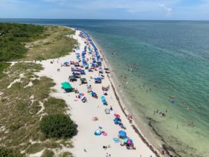 Cape Florida State Park, sur l'île de Key Biscayne (Miami en Floride)