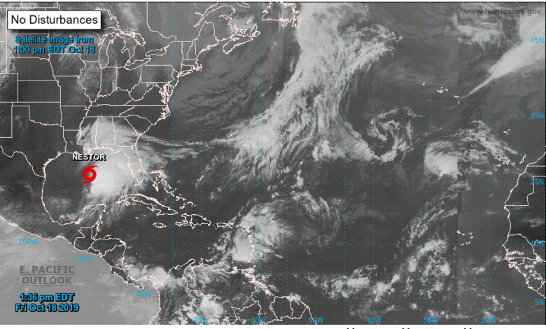 La tempête tropicale Nestor se dirige vers la Floride