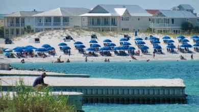 La plage de Norriego Point à Destin en Floride