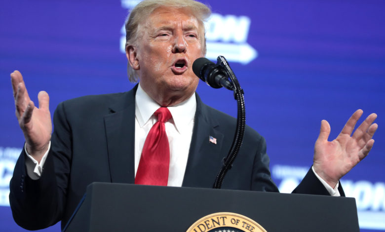 Donald Trump en campagne en juin dernier en Arizona (Crédit photo : Gage Skidmore (CC BY-SA 2.0))