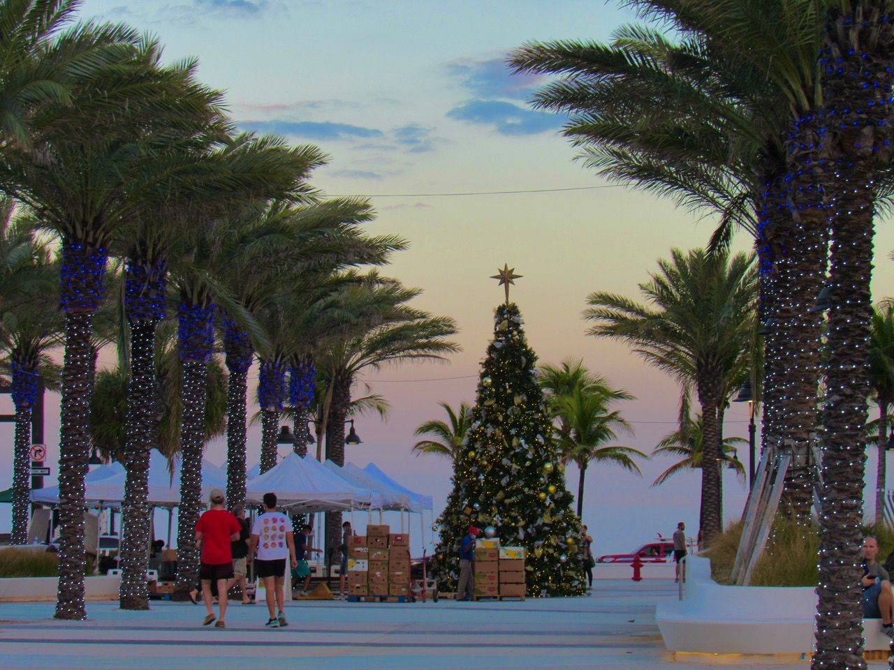 Décorations de Noël à Fort Lauderdale