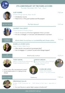 Programme du webinaire sur le climat en Floride