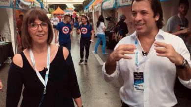 Josée Maynard en compagnie de Paul Connolly à Miami