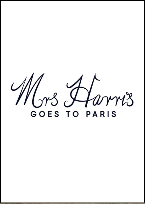 Affiche film Mrs Harris Goes to Paris