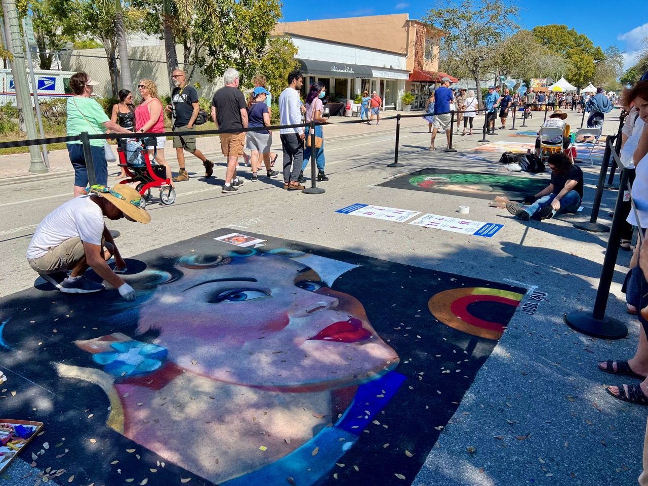 Les photos et la vidéo du Street Painting Festival de Lake Worth Le