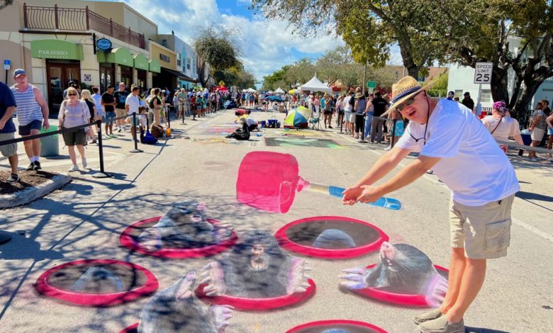 Les photos et la vidéo du Street Painting Festival de Lake Worth