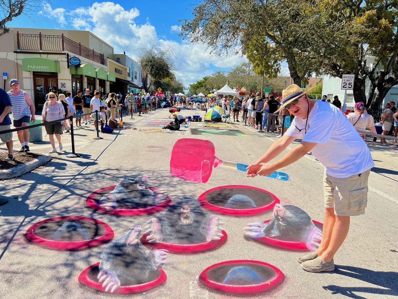Les photos et la vidéo du Street Painting Festival de Lake Worth Le