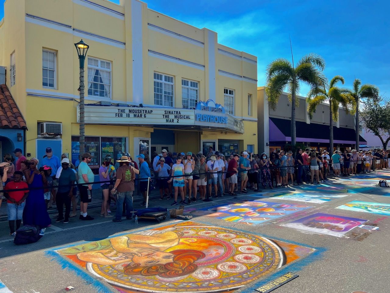 Les photos et la vidéo du Street Painting Festival de Lake Worth Le