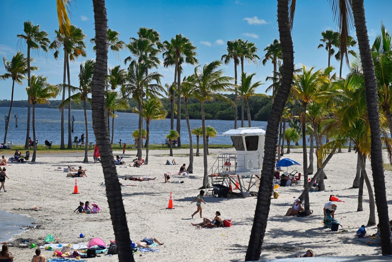 La belle plage du Matheson Hammock Park de Miami Le Courrier des