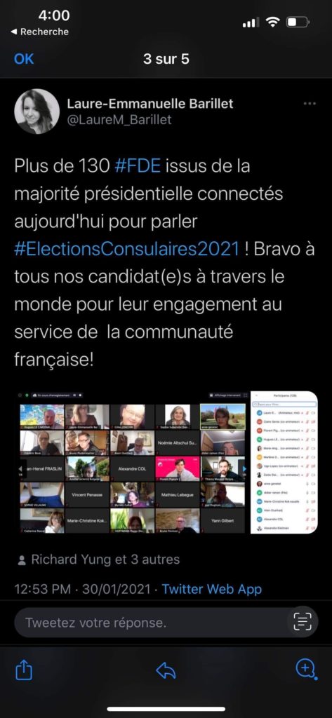 Alain Ouelhadj dans une réunion En Marche