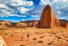 Temples of the Sun and The Moon à Cathedral Valley, dans le Capitol Reef National Park