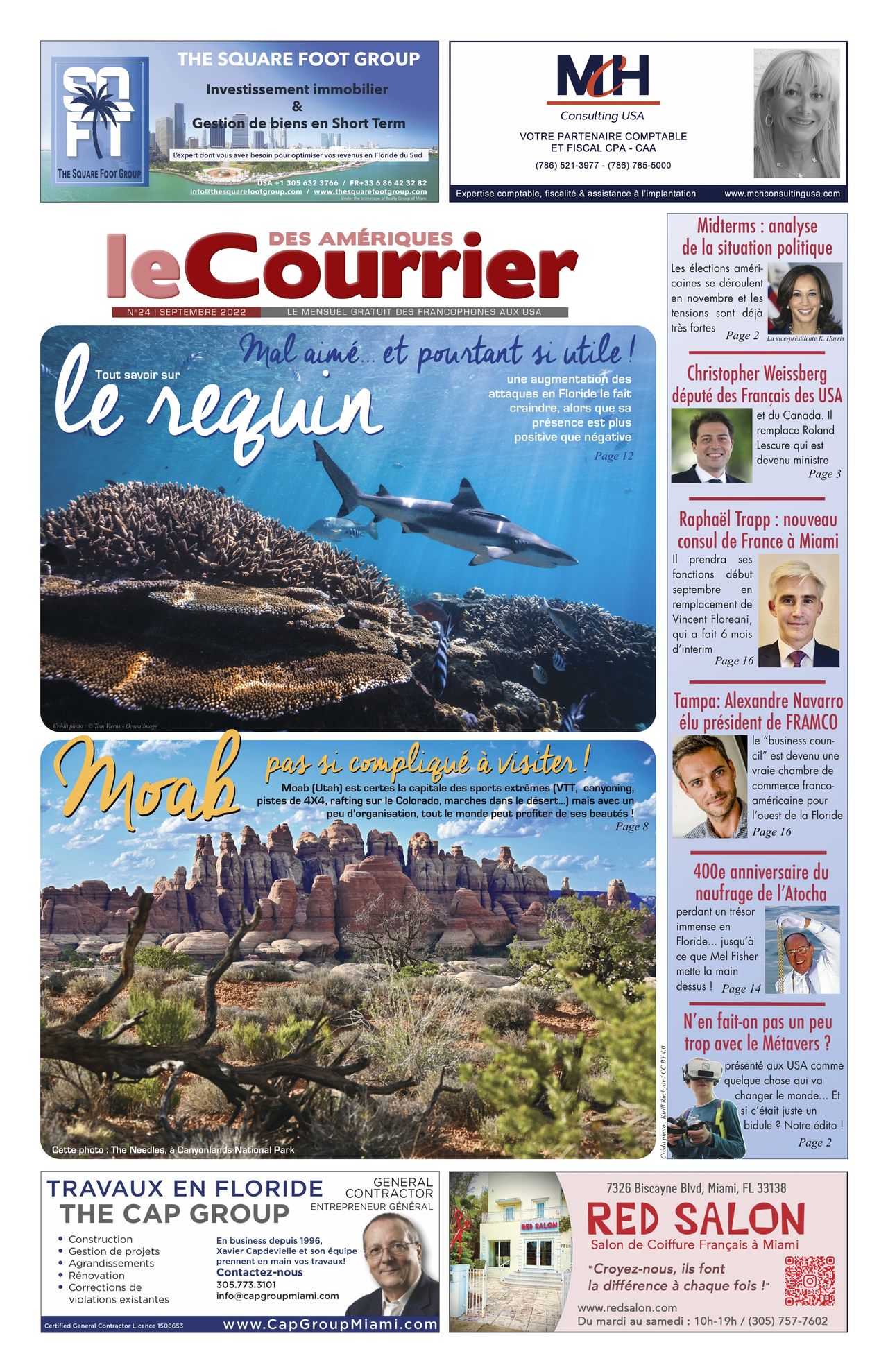 Le Courrier des Amériques de Septembre 2022